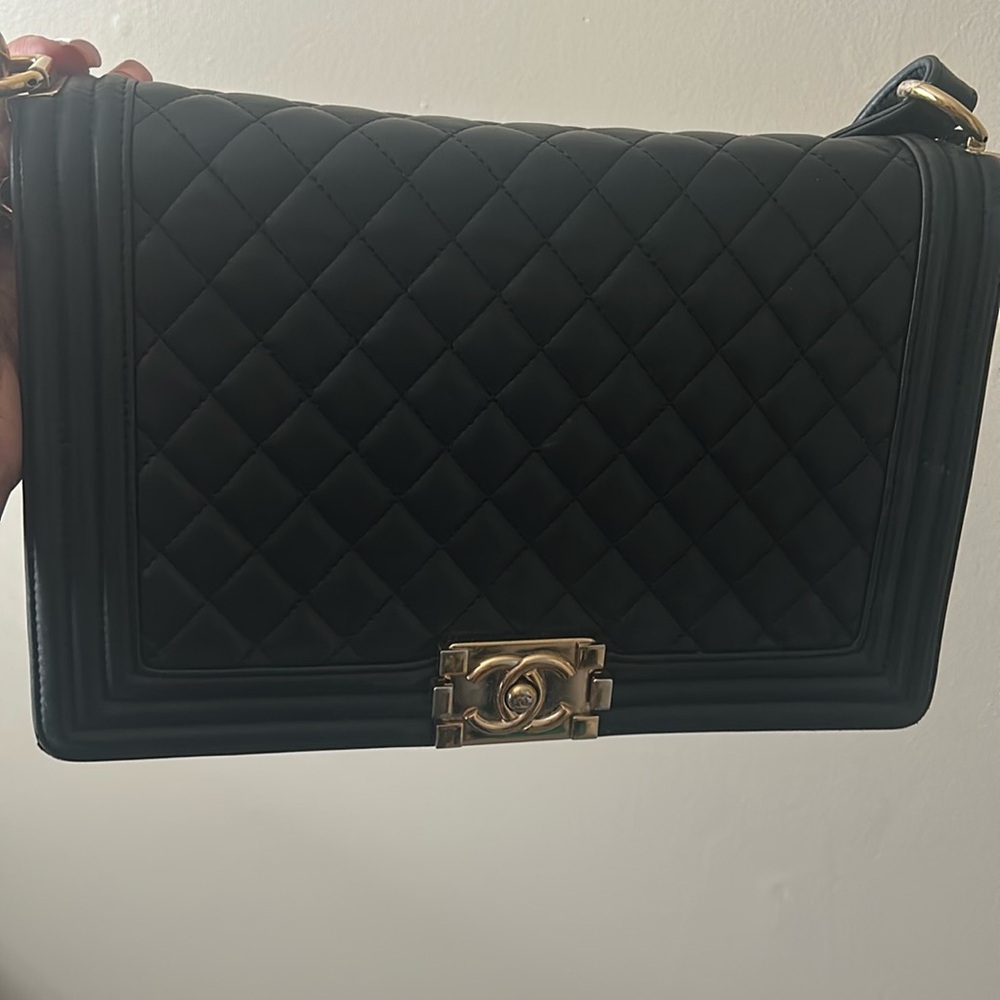 My Authentic Chanel Boy Bag is for sale Great Condition dust bag included